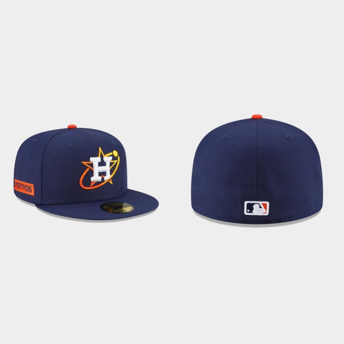 Men's New Era Navy Houston Astros 2022 City Connect 59FIFTY Fitted Hat